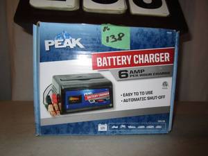 lot 138 image: Peak 6 amp Battery Charger