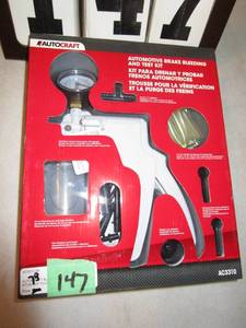 lot 147 image: Auto Craft Automotive Brake Bleeding & Test Kit
