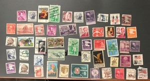 lot 76 image: 50 Different United States Stamps