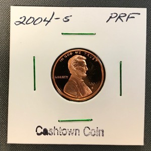 lot 4 image: 2004-S Lincoln Proof Cent