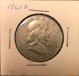 lot 64 image: 1961-D Franklin Half Dollar