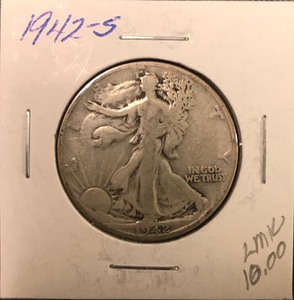 lot 95 image: 1942-S Walking Liberty Half Dollar