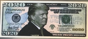 lot 69 image: 2020 Novelty Donald Trump Bill