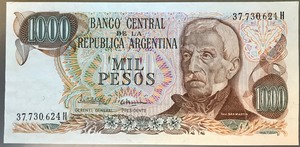 lot 50 image: Argentina P-304 Unc. Banknote