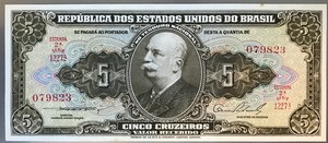 lot 53 image: Brazil P-176 Unc. Banknote