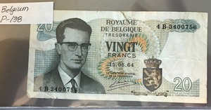lot 111 image: Belguim P-138 Banknote