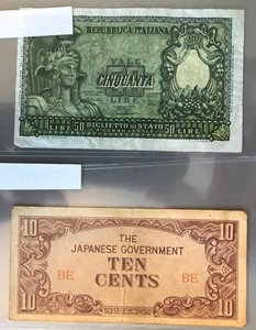 lot 86 image: 2 Different Foreign Banknotes
