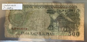 lot 109 image: Indonesia P-128a Banknote