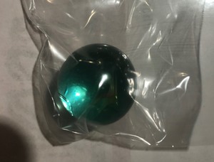 lot 123 image: One 1 Green Cats Eye Marble Shooter