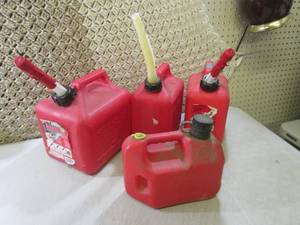Assorted Gas Cans  BS...
