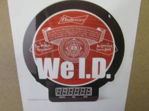 New Light-Up Budweiser We ID Sign w...
