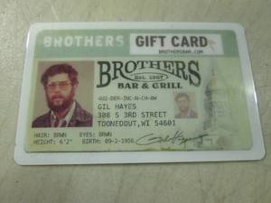 Brothers Bar & Grill $25 Gift Card ...