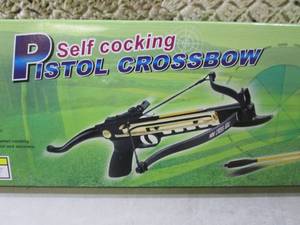 80 Pound Self Cocking Pistol Crossb...