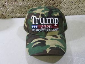 Camo Trump 2020 No More B.S. Embroi...