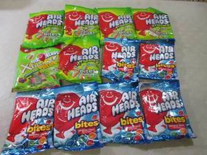 12 Bags of Assorted Air Heads Candy...