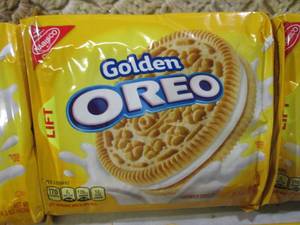 5 Packs of Golden Oreo Cookies Past...