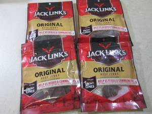 4 Bags of Jack Links Original Beef ...
