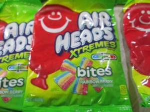 6 Bags of Air Heads Xtremes Bites R...