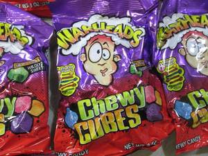 6 Bags of War Heads Chewy Cubes bes...