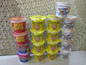 Lot of Assorted Single Serve Cereal...