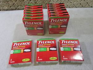15 Boxes of Tylenol Sinus Severe Ca...