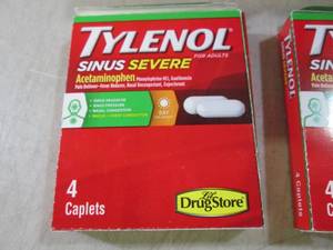 15 Boxes of Tylenol Sinus Severe Ca...