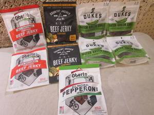 Assorted Beef Jerky and Smoked Saus...