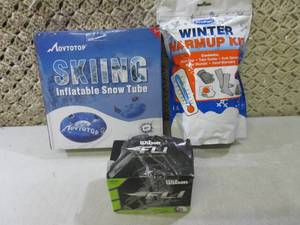 Golf Balls, Snow Tube and Warmup Ki...