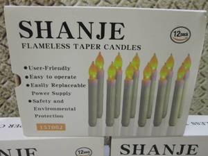 5 Boxes of Flameless Taper Candles ...