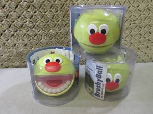 Lot of 3 Brushy Ball The Toothbrush...