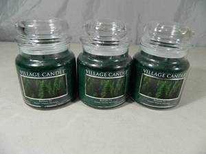 3 New Double Wick Candles