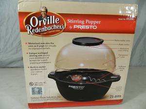 New Orville Redenbachers Presto Popcorn Maker