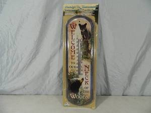 New Tin Welcome Thermometer