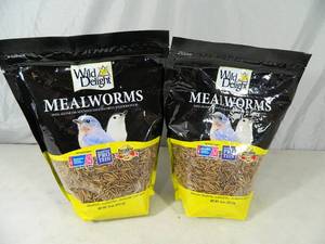 2 New Bags of Mealworms
