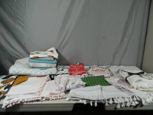 Large Assortment of 30 New Towels and Linens