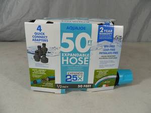New AqueJoe 50 Ft Expandable Lightweight Hose