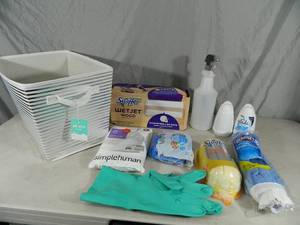 New Storage Bin and New Cleaning Products