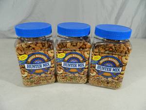 3 New Containers of Honey Roasted Hunters Mix