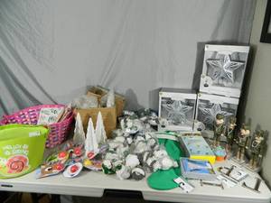 Large Lot of New Christmas Decor