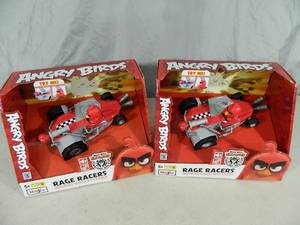 2 New Angry Birds Rage Racer Toys