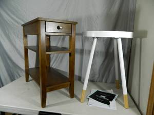 New Nightstand and Side Table