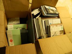 LARGE Lot of 100 Calenders, Planners, Appt. Books. Take what you want, leave what you want.