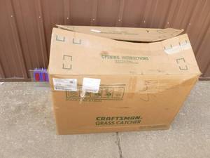 Craftsman 46 Dual bag grass cathcer. Lightly used. As shown.