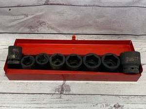 lot 66 image: 8pc Mechanics Impact Socket Set M790 1 -1 12