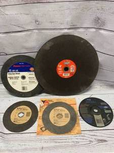 lot 79 image: Lot of 5 Metal & Masonry Blades
