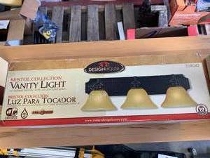 lot 104 image: Design House Vanity Lights