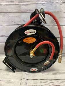 lot 113 image: Reel Works Hose & Reel
