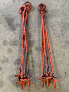 lot 150 image: Lof of 8 Earth Anchors