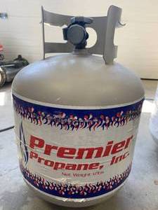lot 157 image: 20 Pound Propane Tank