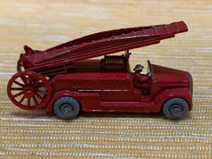 lot 36 image: Lesney Matchbox Dennis Fire Truck Gray Wheels #9